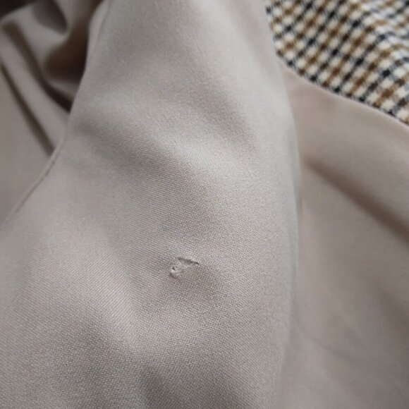 Vince Camuto | Plaid Blazer with Contrast Color Brown Tan | Size 8 - Picture 6 of 8